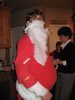 Kasey as Santa